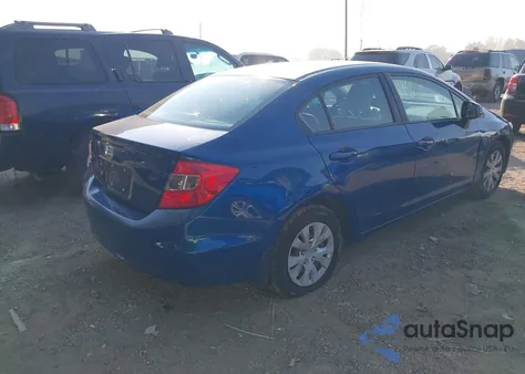 2012 Honda Civic Lx from USA, damaged, VIN 19XFB2F53CE321237